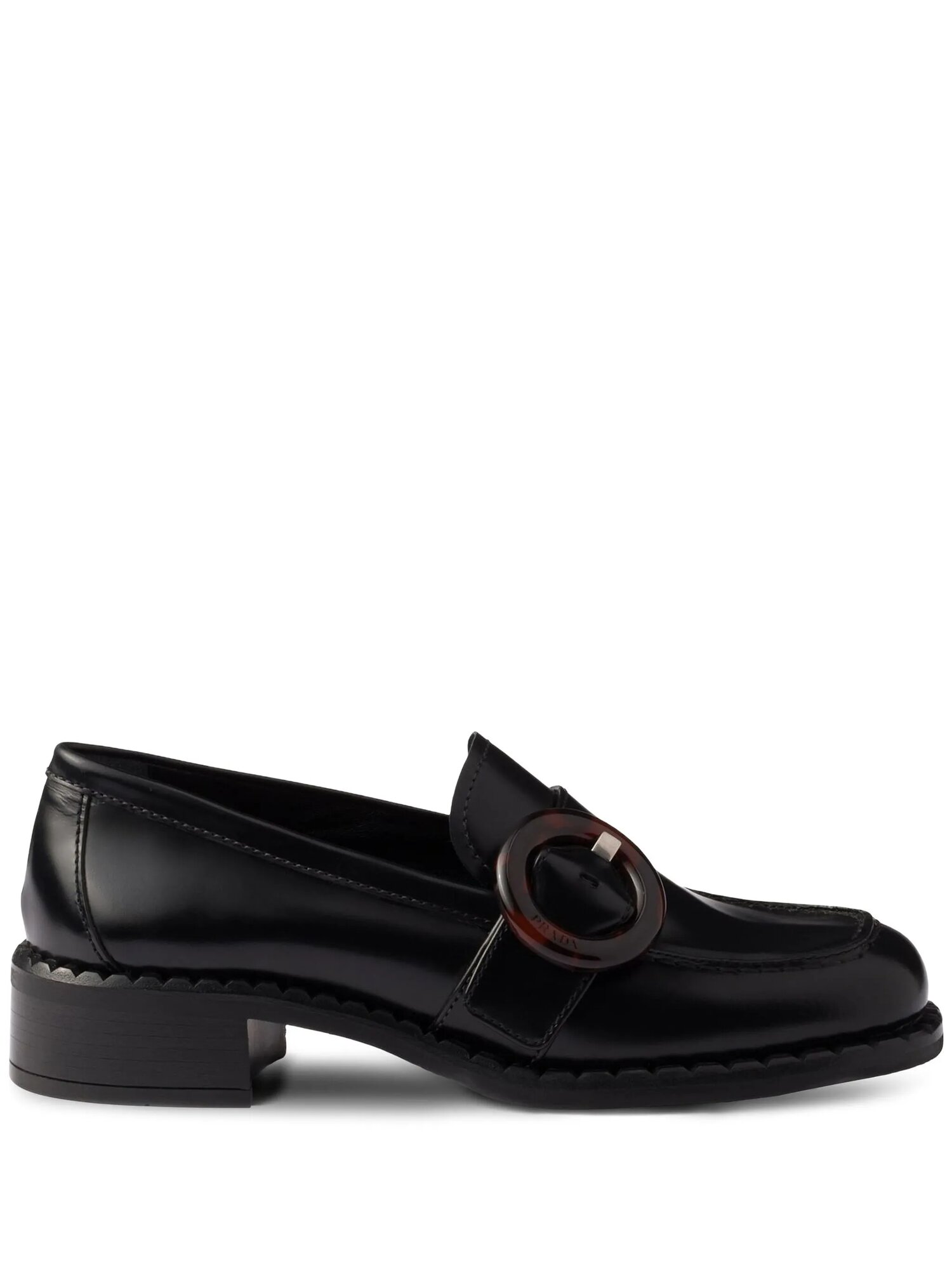 Лоферы Prada, размер 37 EU, черный