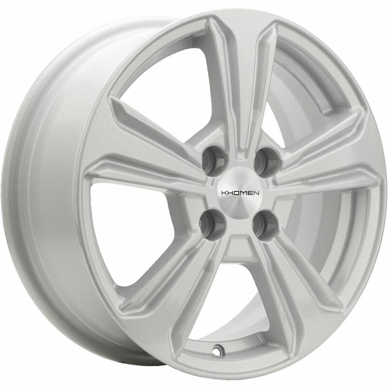 Литой колесный диск Khomen Wheels KHW1502 6xR15 PCD4x100 DIA54.1 ET48 Серебристый