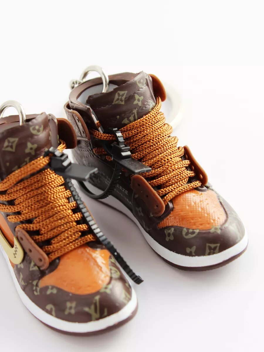 Брелок, 2 шт., коричневый — фото 1