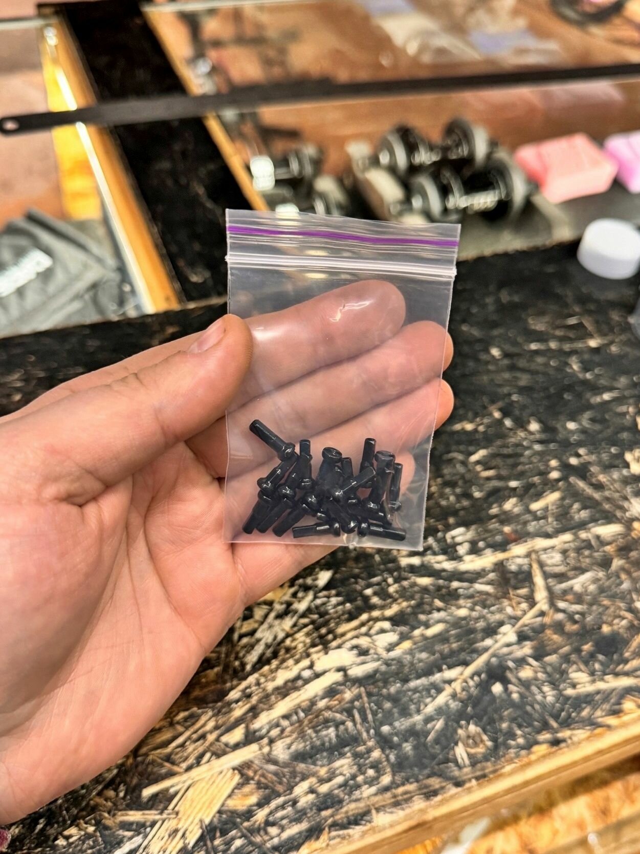 Ниппеля для спиц DARE Черные 20шт Алюминиевые (BMX, MTB) — фото 1