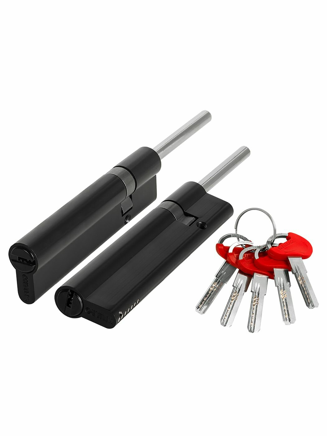 Цилиндровый механизм Fuaro D-PRO5007 Tang 105 w/k (70+10+25) BL-24 черный 5Key без верт.