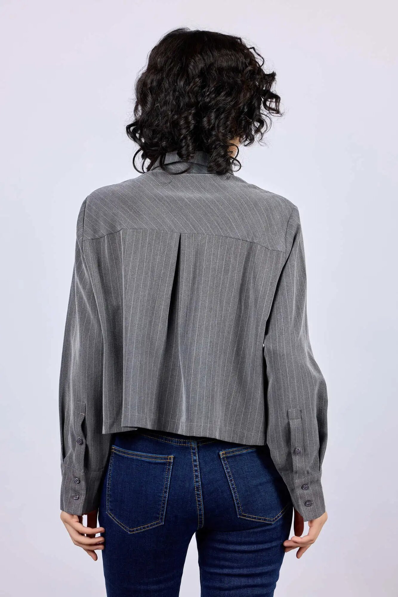 Рубашка Selfie, размер L, серый — фото 1