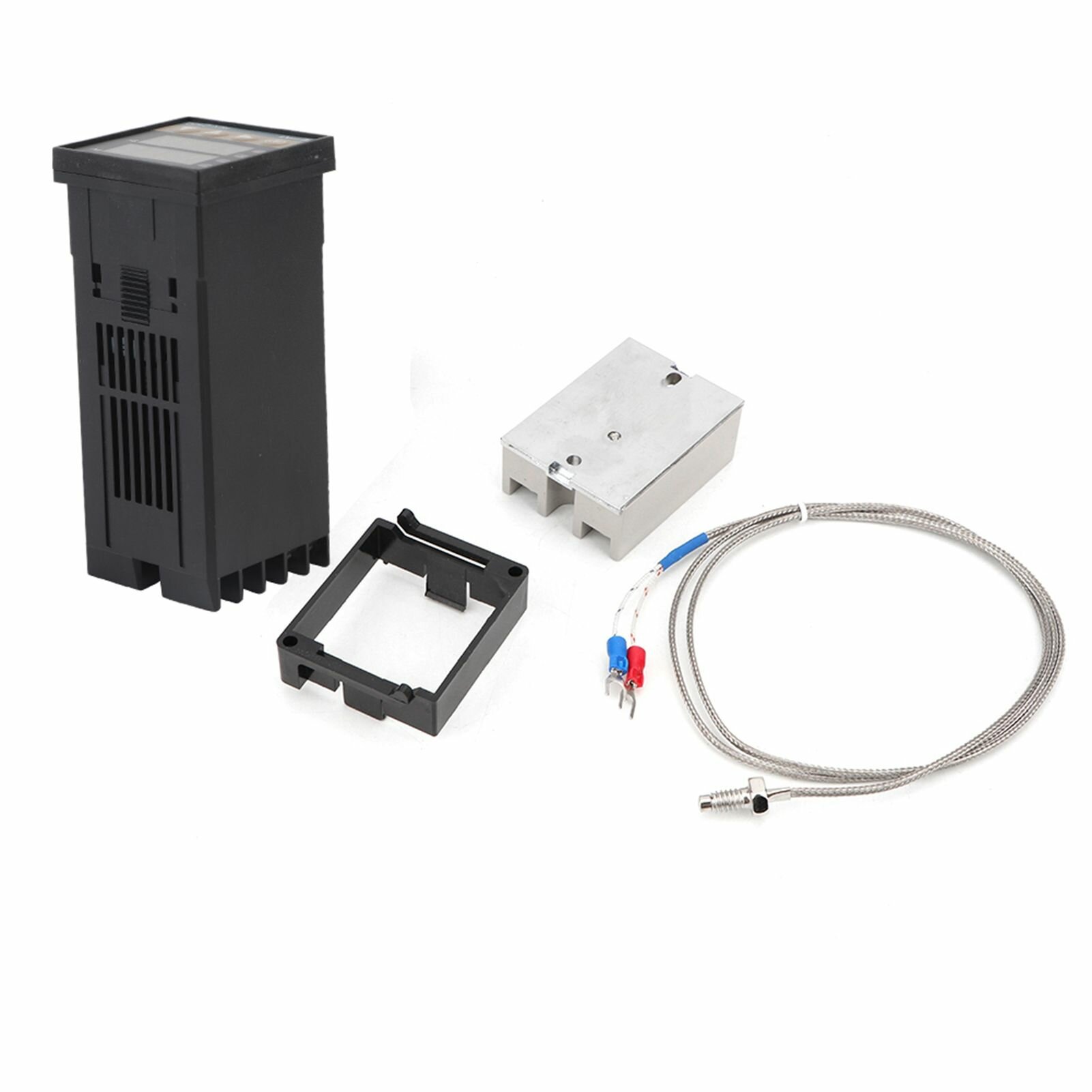 Регулятор температуры PID REX-C100, твердотельное реле 40 А, термопара K, GD