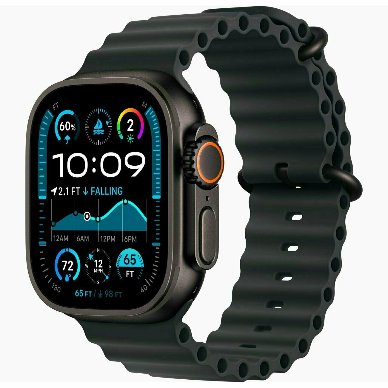 Смарт-часы Apple Watch Ultra 2 GPS + Cellular Bl 49mm Ocean Band Black