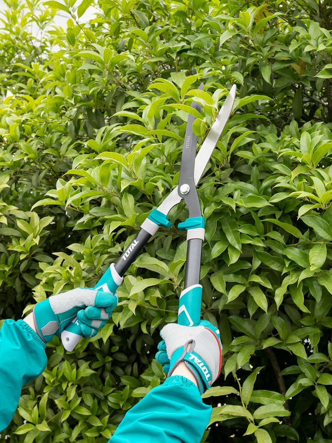 Ножницы садовые TOTAL, длина 550 мм, для кустов и кустарников (кусторез) — фото 1