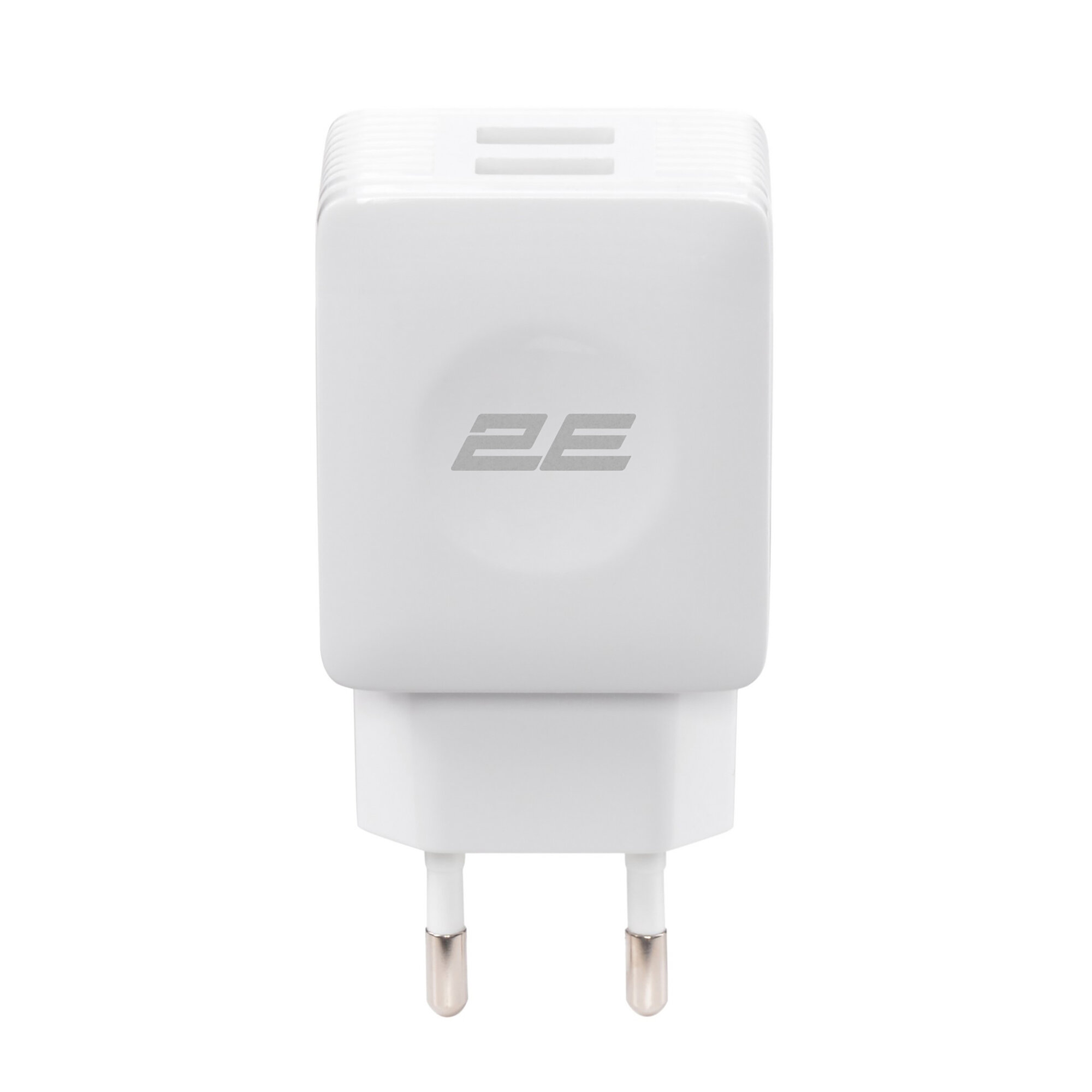 Сетевое зарядное устройство 20W, 2E WALL CHARGER 2 USBX2.1 A, белый, 2E-WC4USB-W — фото 1