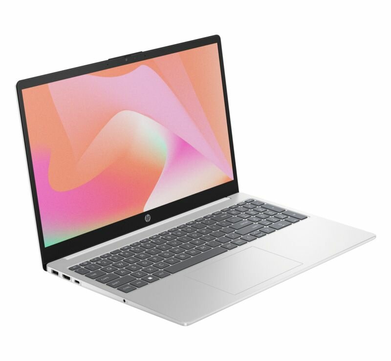 Ноутбук HP 15-fc0024ny 15.6" IPS, AMD Ryzen 7 7730U, 16Гб DDR4, 512Гб SSD, AMD Radeon Graphics, серебристый (B8AX0EA) — фото 1