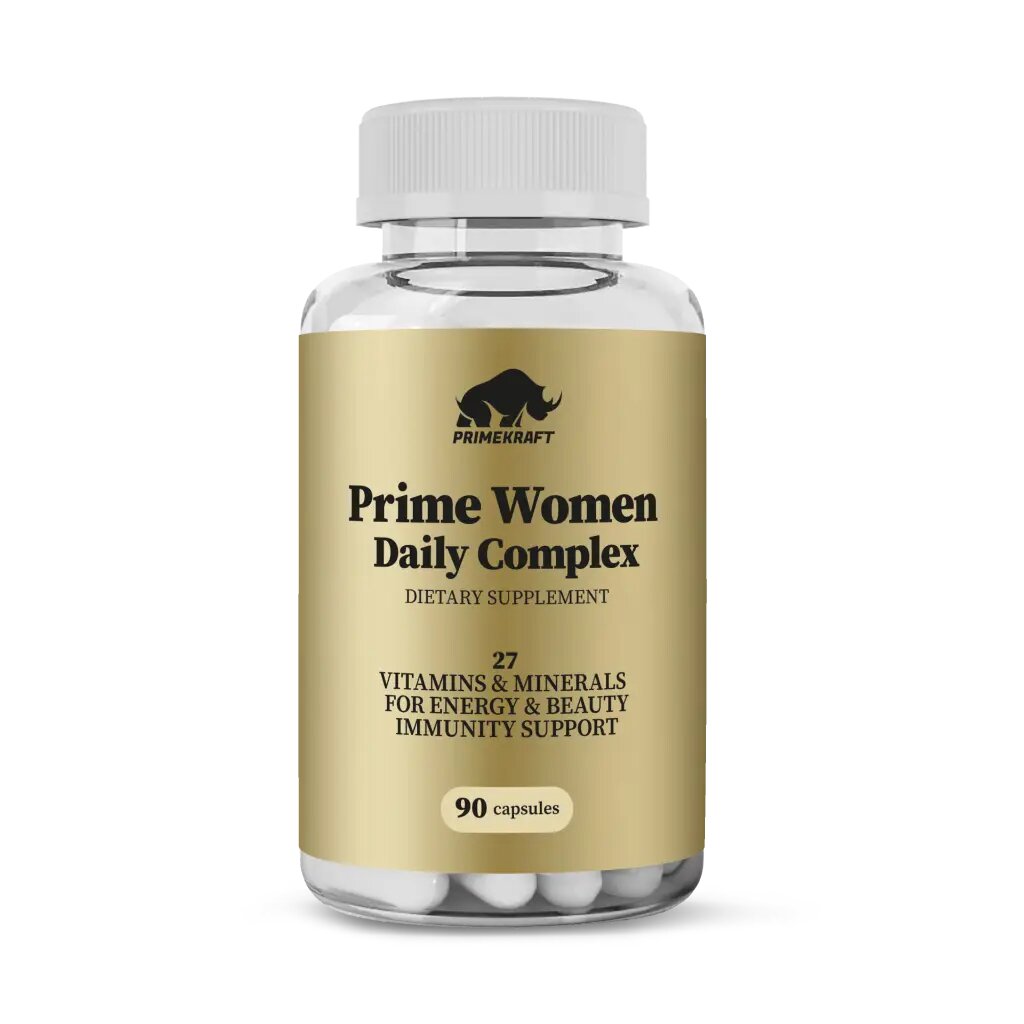 Prime Kraft Комплекс витаминов минералов и экстрактов для женщин / Prime Women Daily complex капсулы массой 730 мг 90 шт