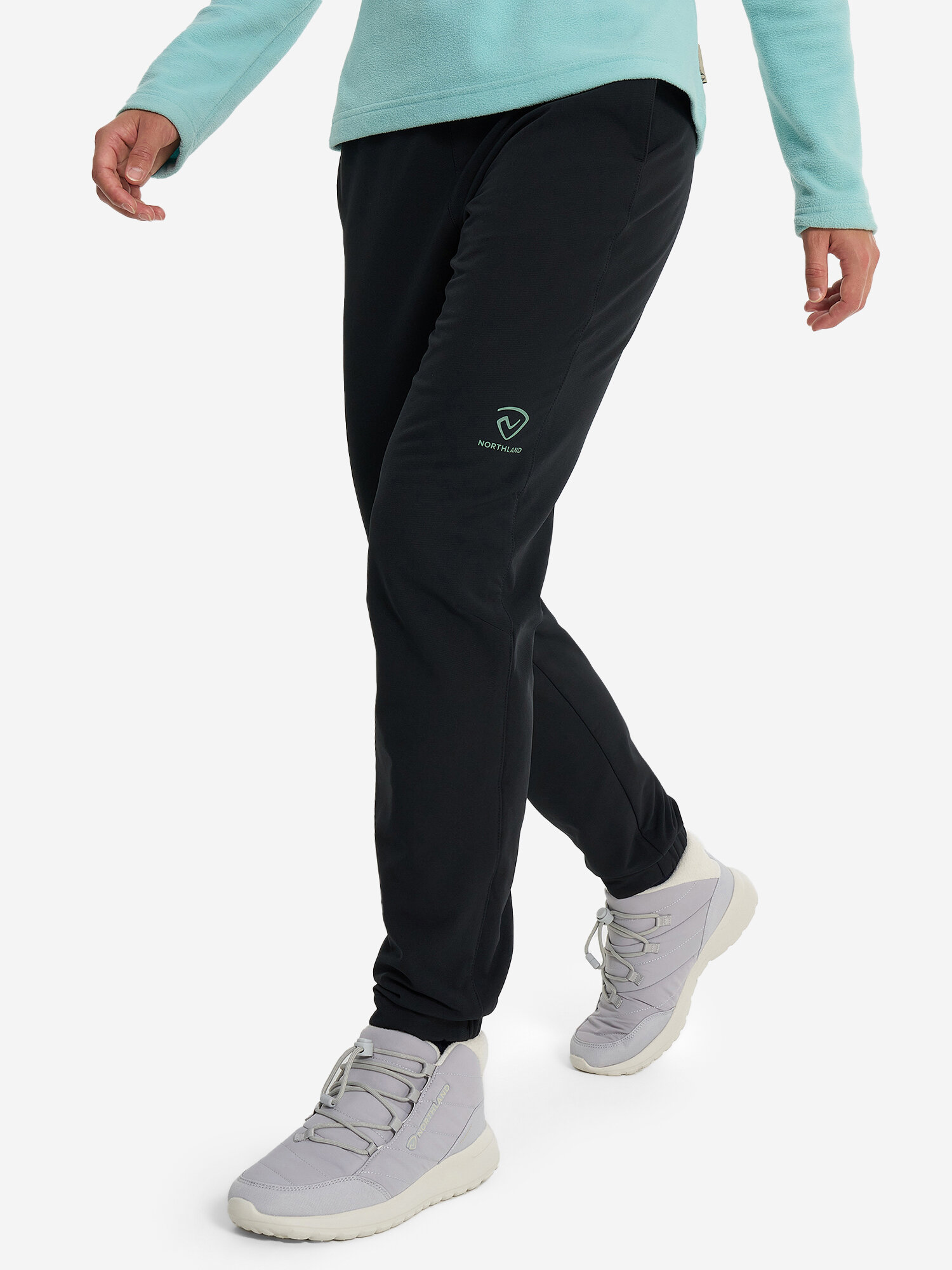 Брюки спортивные Northland Professional Women's Hiking Softshell Padded Pants, размер 50, черный