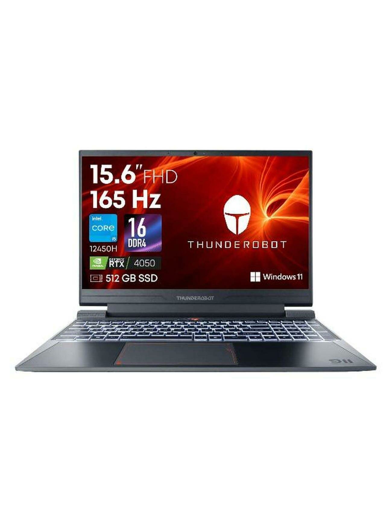 Ноутбук игровой Thunderobot 911 X Wild/15"/Core i5-12450H/16/512/RTX 4050/Win/Grey — фото 1