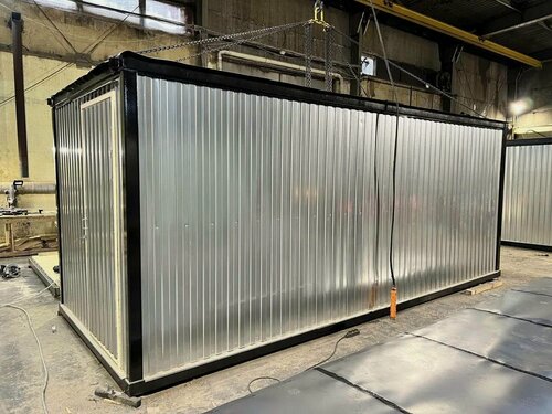 Изображение товара Блок-контейнер 5,85×2,4 м | Профлист + ДВП, Оцинкованный профлист, Электрика