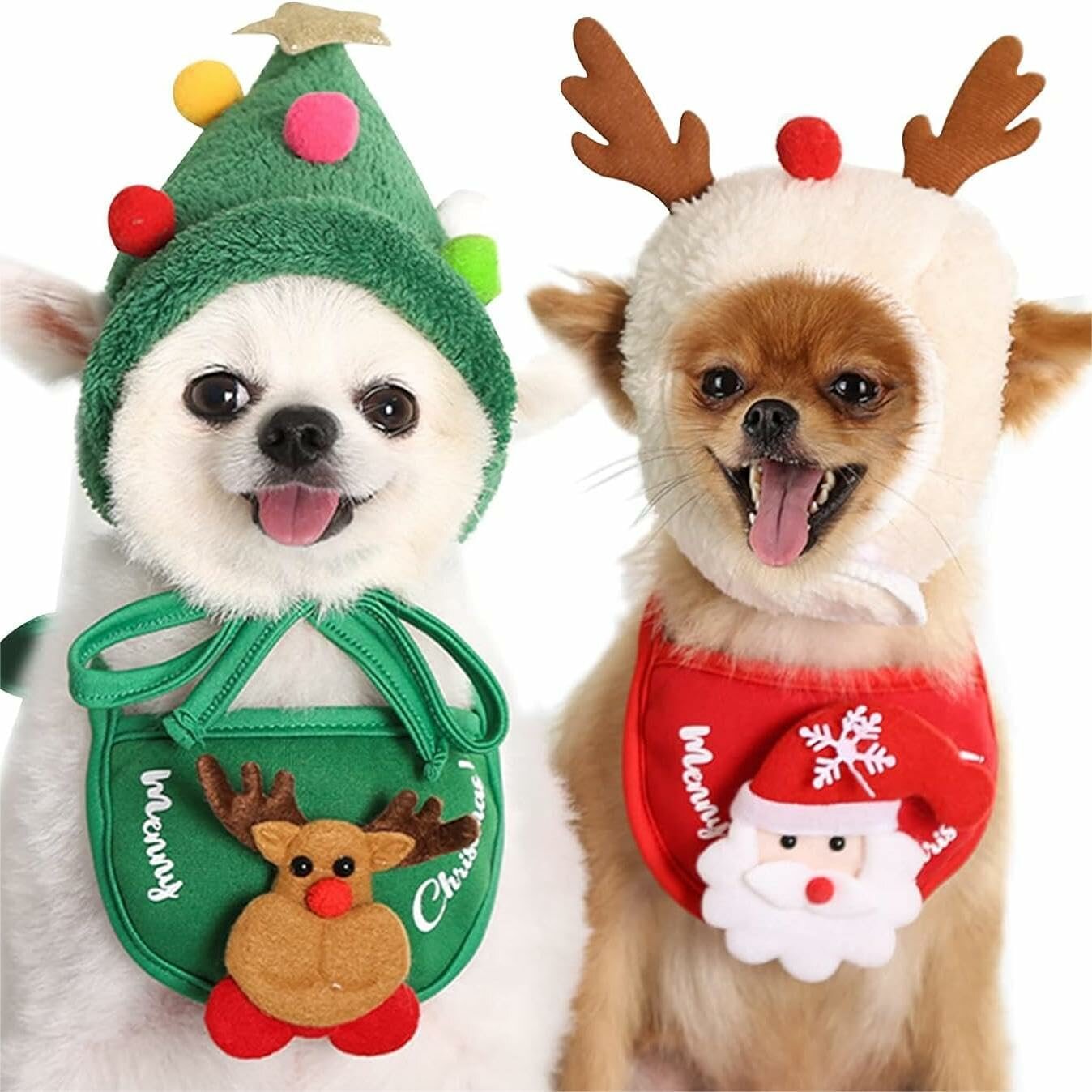 Собачья и кошачья одежда для Рождества, 4 шт.