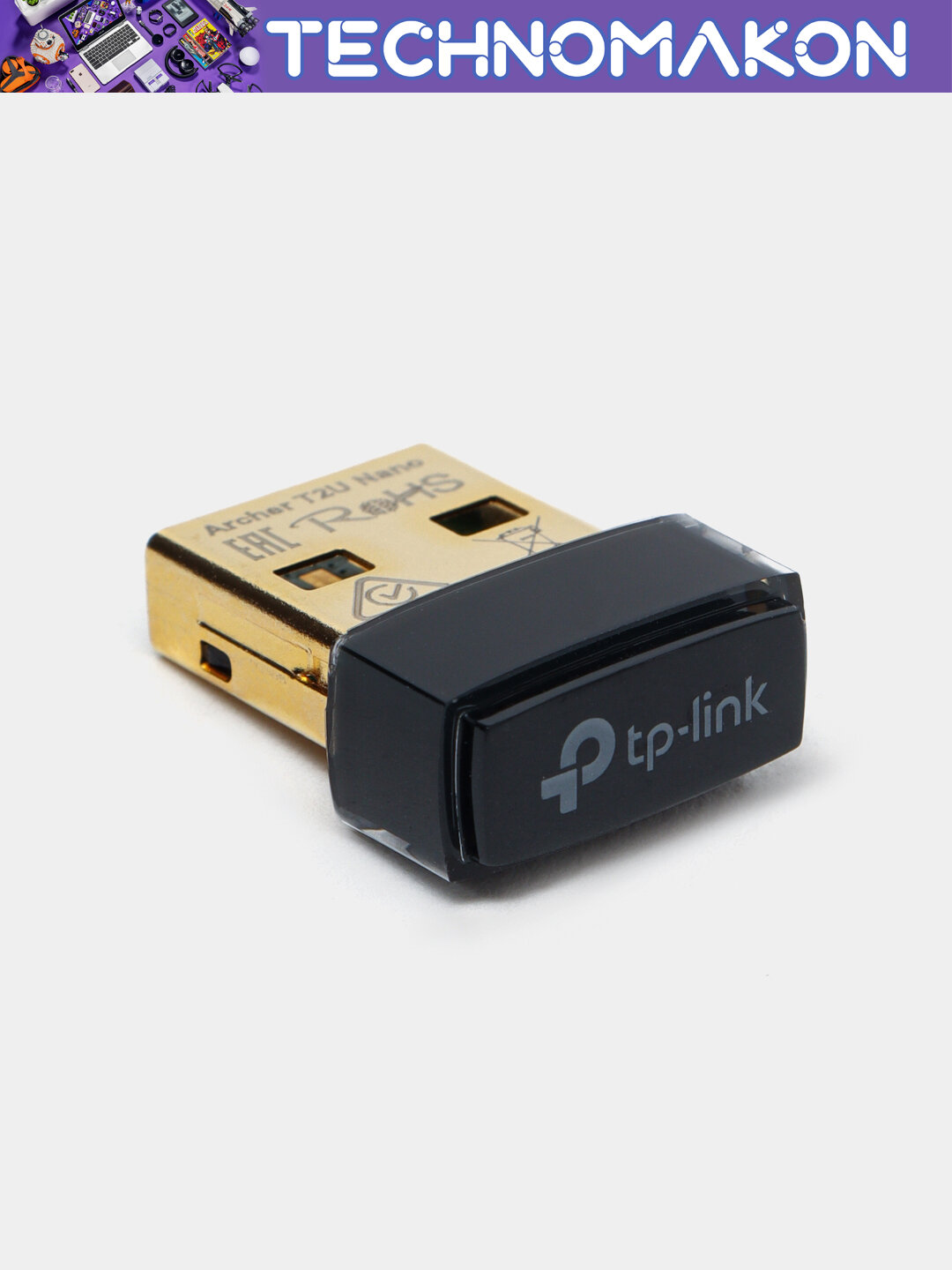 Wi-Fi адаптер TP-Link AC600, поддержка двух диапазонов, скорость до 433 Mbps, 2.4/5 ГГц — фото 1