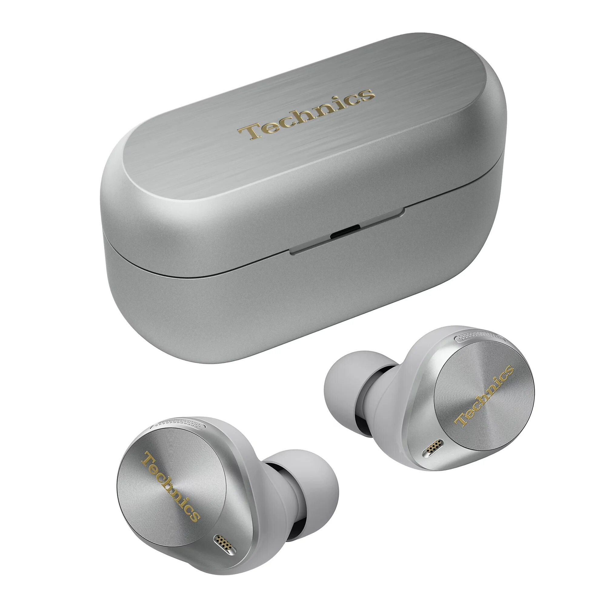 Наушники внутриканальные Technics EAH-AZ80G-S silver tws, с активным шумоподавлением