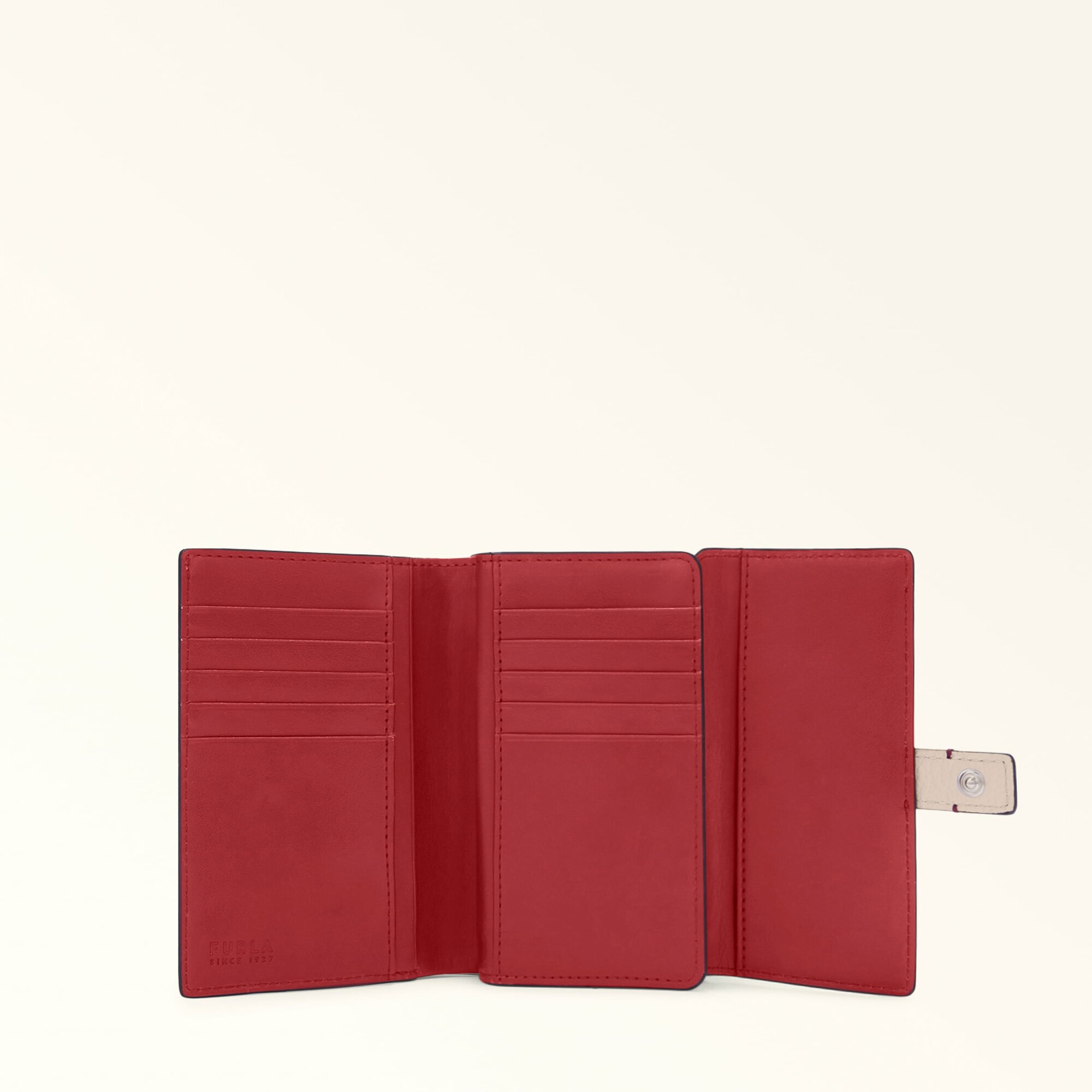 Кошелек FURLA, фактура зернистая, мультиколор — фото 1