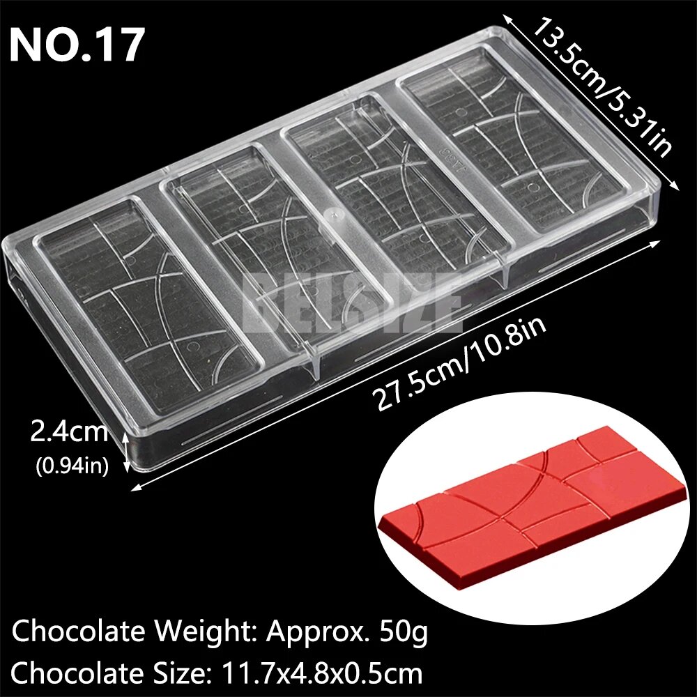 Поликарбонатные формы для шоколада BELSIZE, NO17