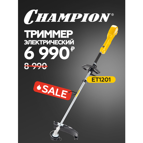 CHAMPION ET1201 (разъемн. прям. 1200Вт 4.7кг корд 2*1,6мм 430мм)