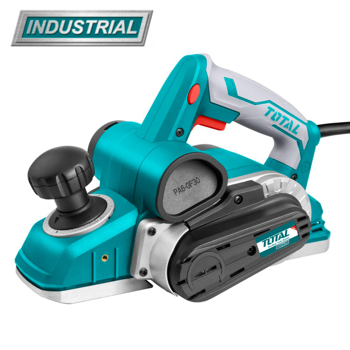 Электрический рубанок TOTAL 1050Вт TL1108236 глубина строгания 3 мм ширина строгания 82мм