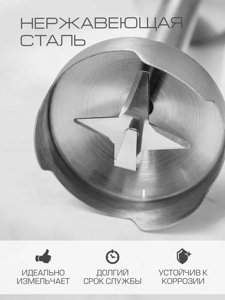 Блендеры Погружные Xiaomi Xiaomi Погружной блендер blender_sku-9470 黑色JMK3007, черный, хром