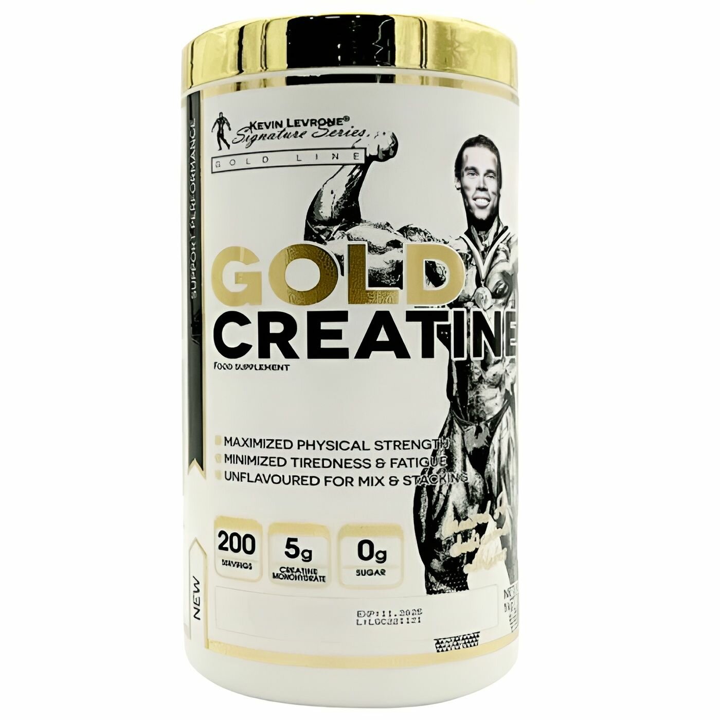 Gold Creatine Kevin Levrone, 500 г — 100 порций чистого превосходства. Сила, проверенная железом