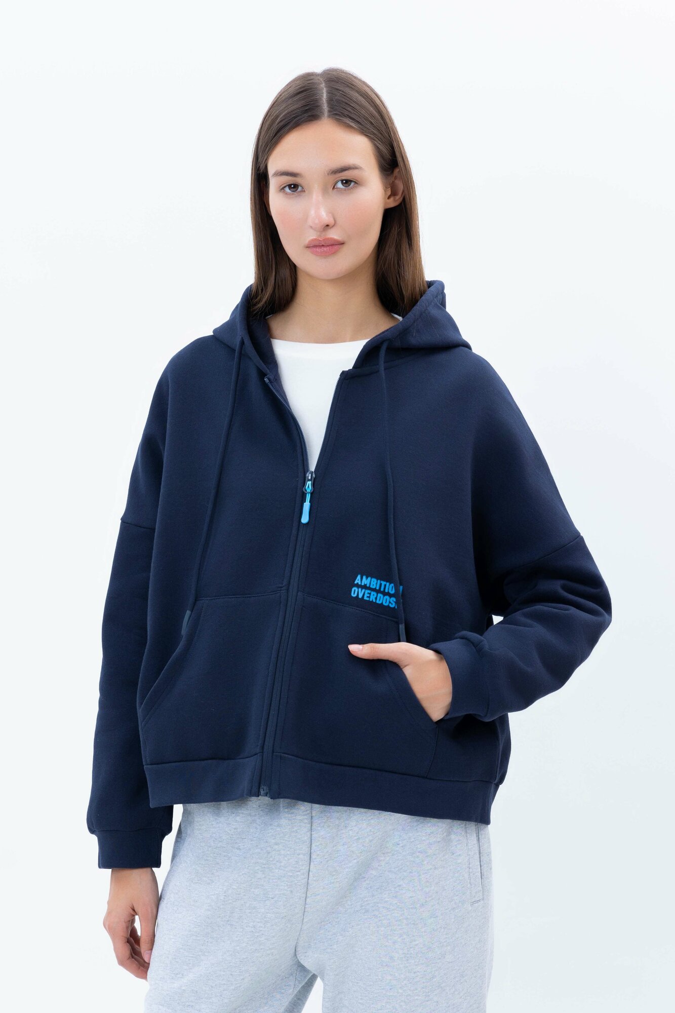 Худи спортивное TERRA PRO TERRA PRO, размер M, , navy