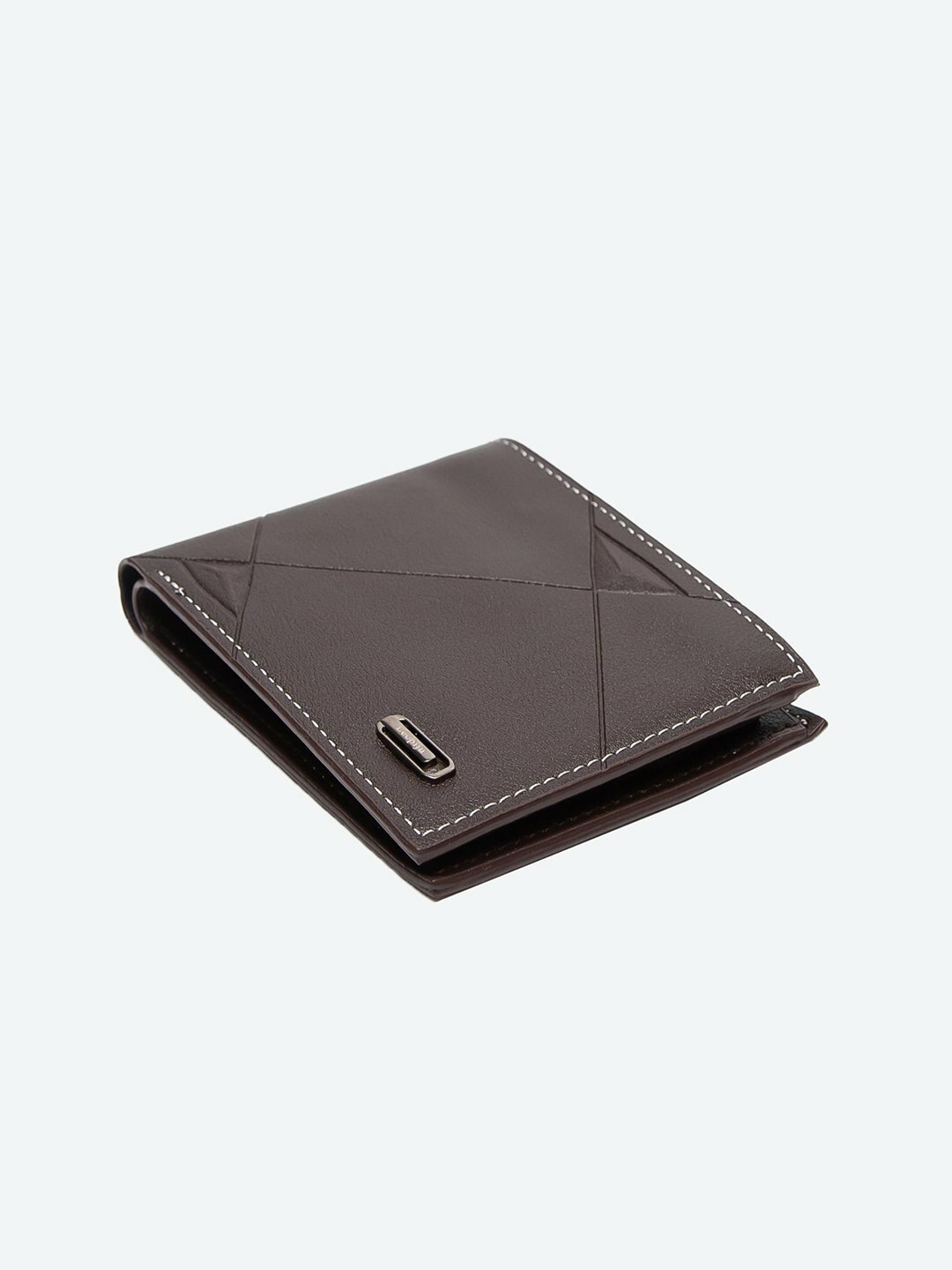 Кошелек , фактура тиснение, dark brown