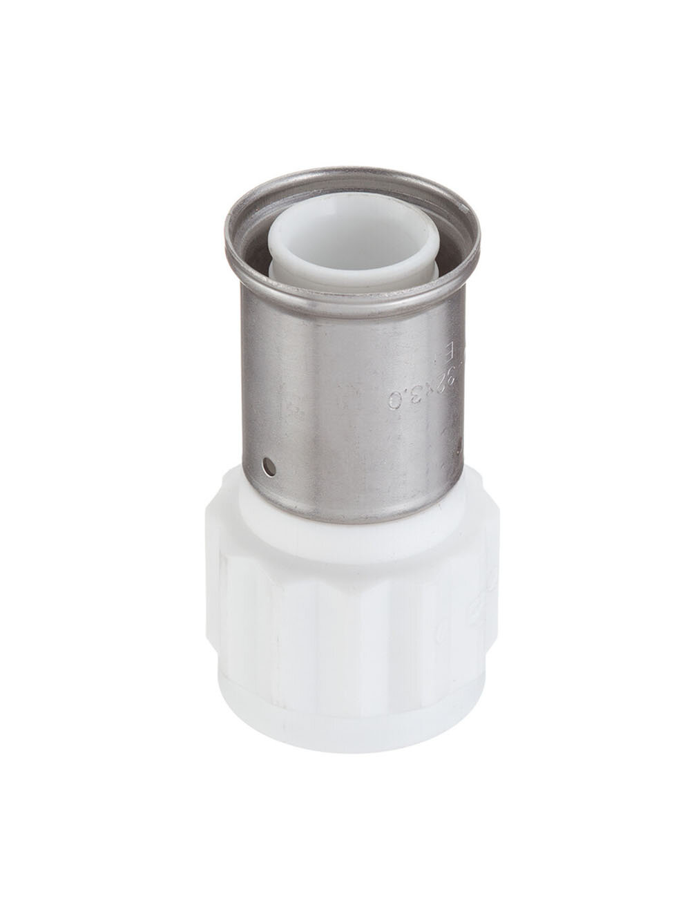 Муфта (18PKW-3206) 32(пресс) х 1 ВР(г) белая PVDF