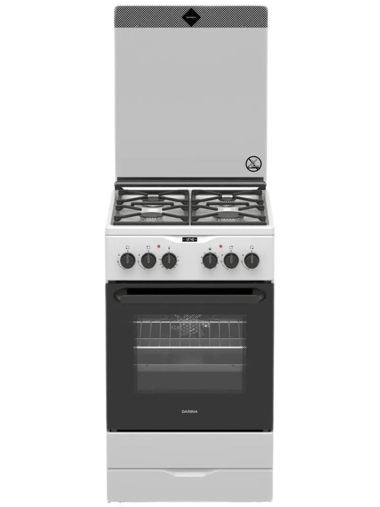 Комбинированная плита DARINA PL KM241 311 W с электродуховкой белый 4 конфорки