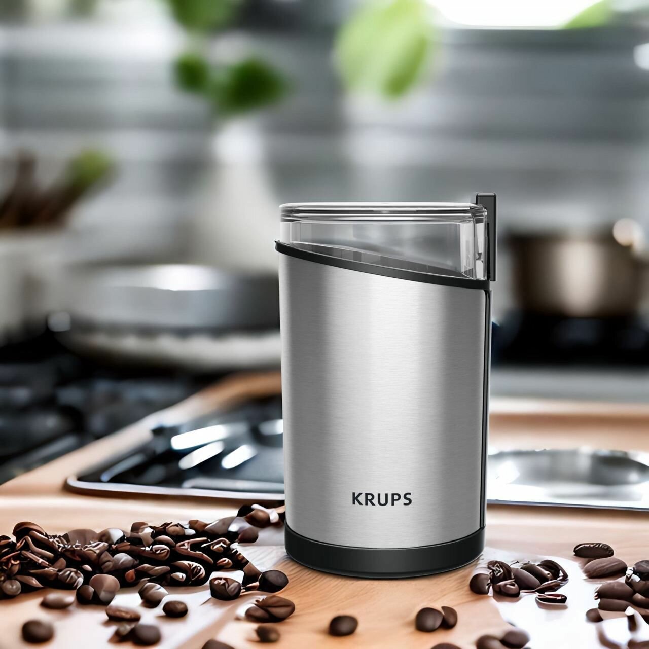 Кофемолка Krups GX204D10 серебристый