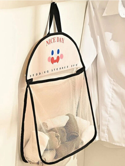 Настенный сетчатый мешок для хранения носков, нижнего белья и мелочей