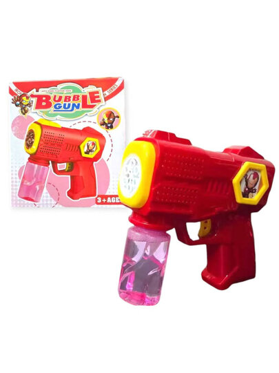Генератор мыльных пузырей детский, на батарейках BUBBLE GUN.