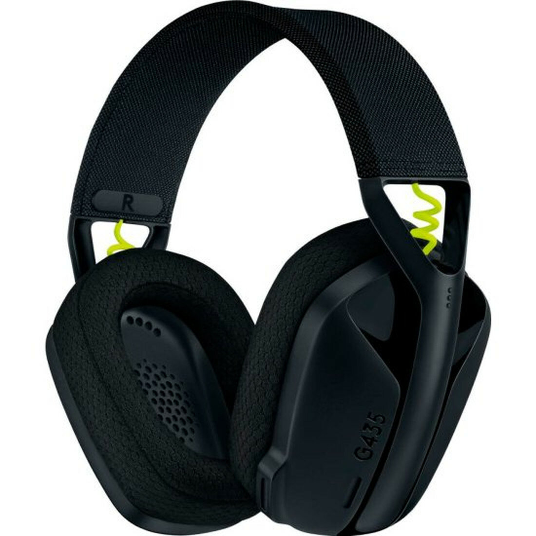 Беспроводные игровые наушники c микрофоном Logitech Wireless Headset G435 черный/желтый (981-001050)