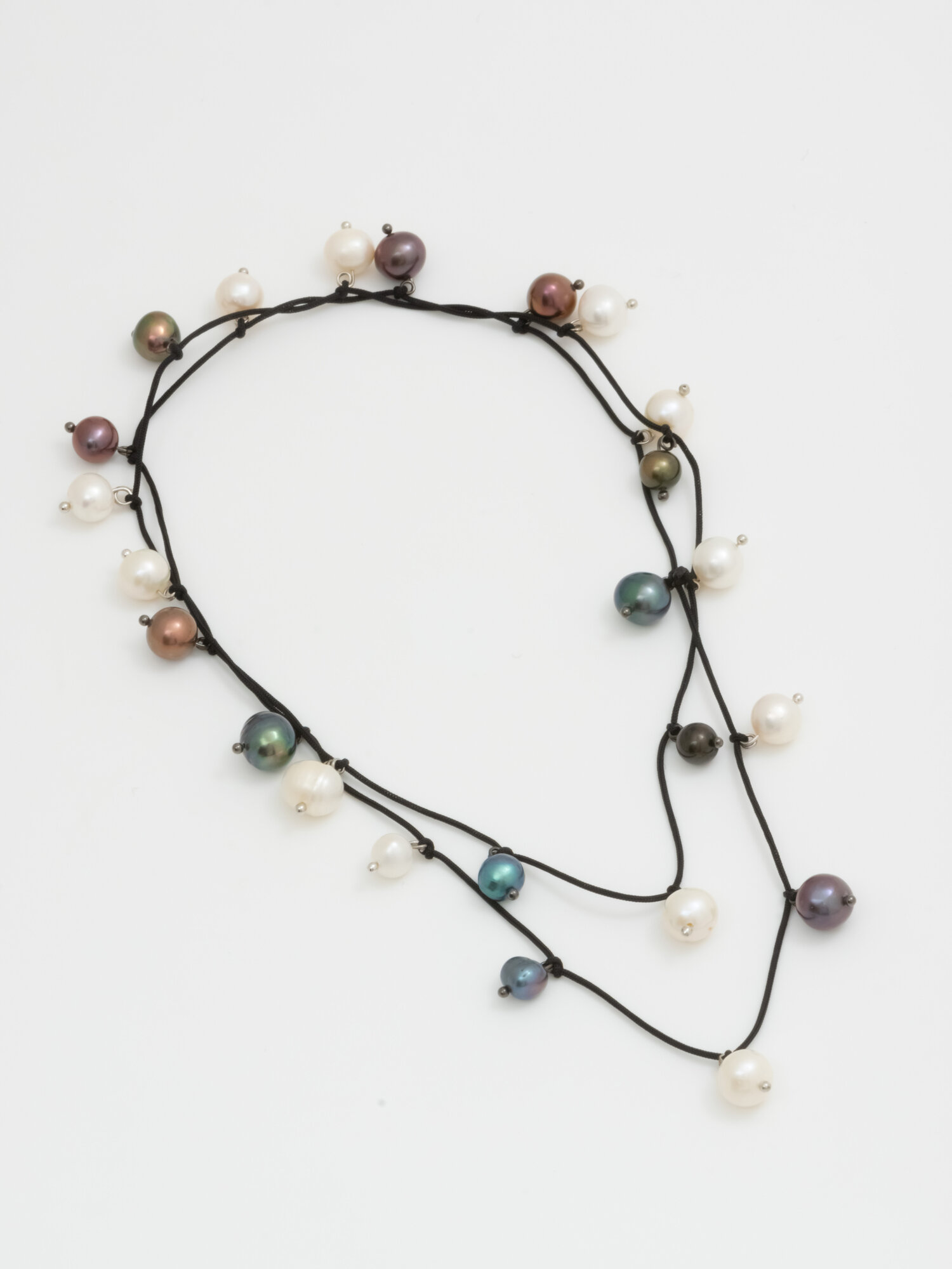 Бусы, жемчуг пресноводный культивированный