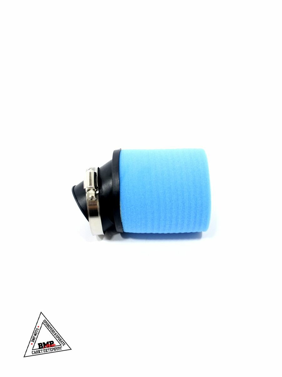 Фильтр воздушный нулевик 42 мм поролон синий — фото 1