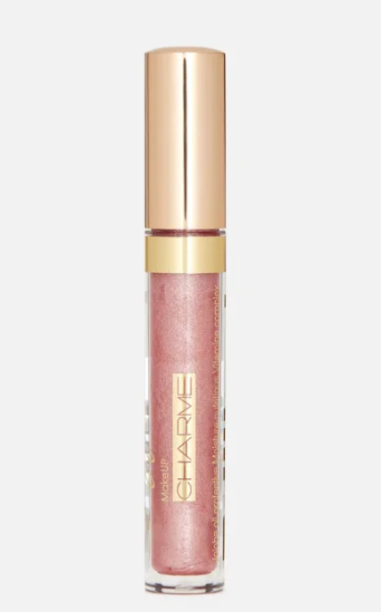 Блеск для губ питательный Charme Brilliant Shine, тон 10 Розовый песок