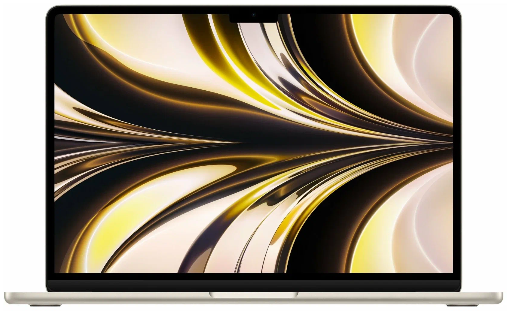 13.6" Ноутбук Apple MacBook Air 13 M2 2022, 8/512 ГБ, MLY23, Starlight (сияющая звезда), Русская клавиатура