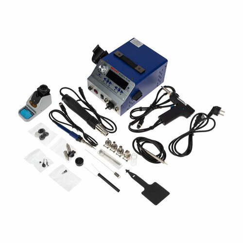 Паяльная станция R048K паяльник фен демонт паяльник 3 в 1 100-480С LED дисплей REXANT 12-0736 46699₽