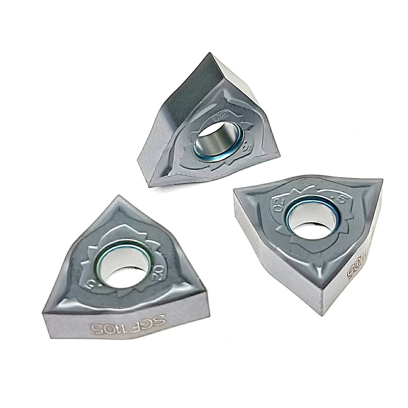 Пластина лом. треуг. WNGG 080402 - SGF мат. обработки жаропроч. сталь. Нерж сталь