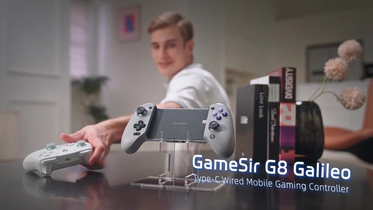 Геймпад для мобильного телефона GameSir G8 Galileo, игровой контроллер с джойстиком с эффектом Холла для iPhone 15, Android, мобильный телефон, облачные игры, G8 — фото 1