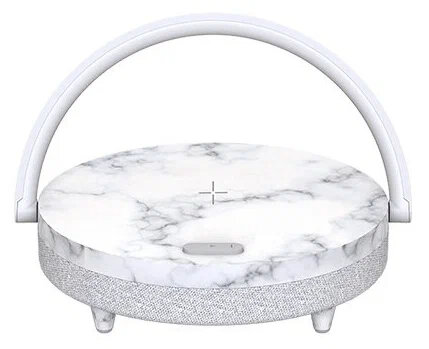 Изображение Колонка с функцией беспроводной зарядки Xiaomi Ezvalo Wireless Charging Music Desk Lamp Marble (LYYD01)