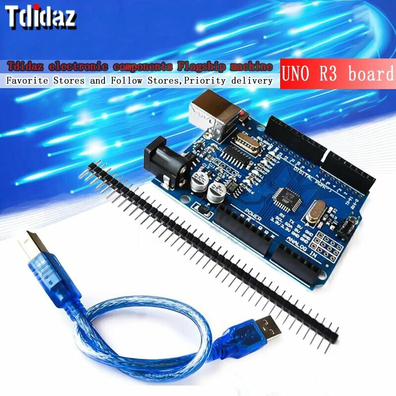 Плата Arduino UNO R3 Si Tai&SH, R3 SMD With line — фото 1