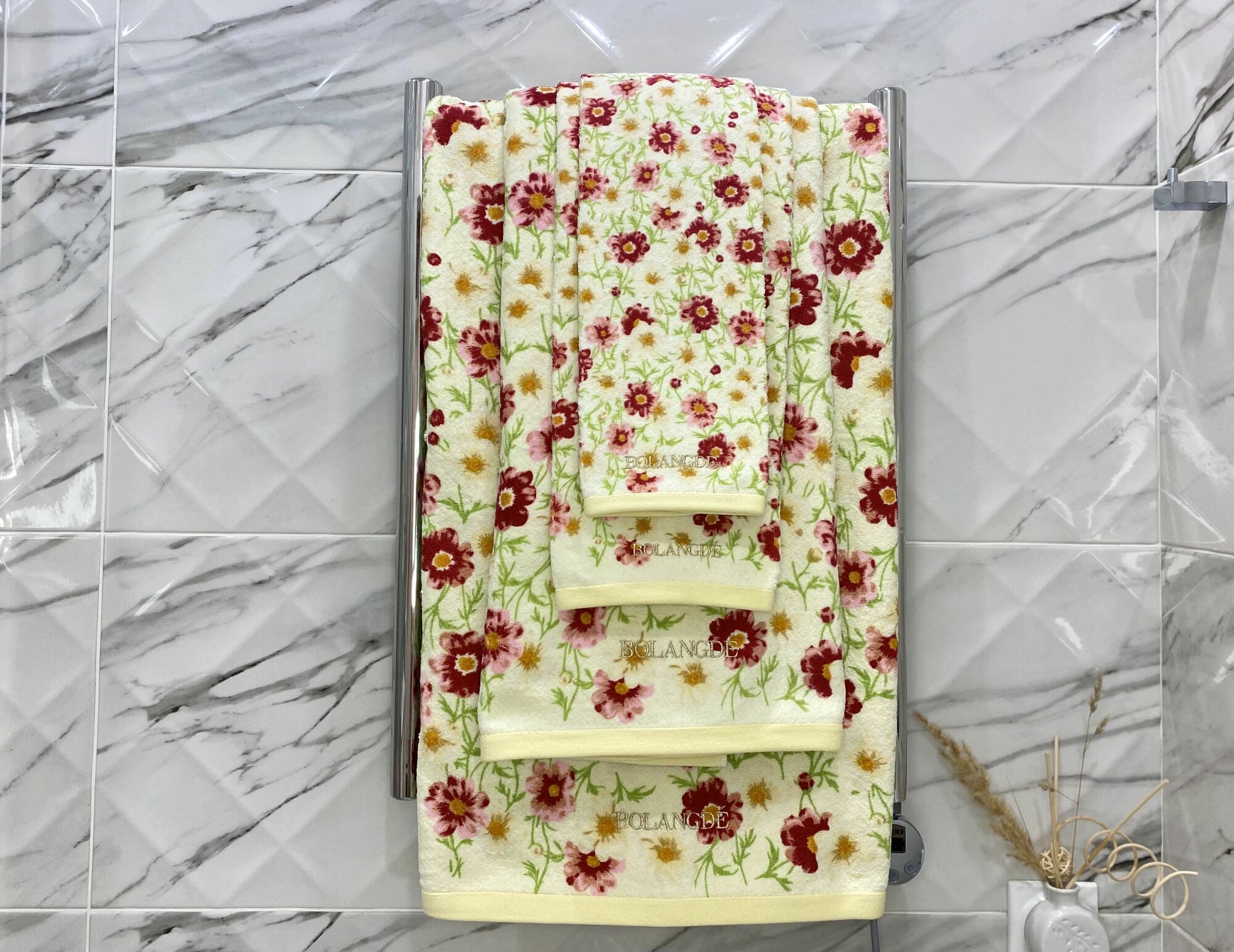 Полотенце BOLANGDE Япония лицо Сакура желтая 50*90 В 2020