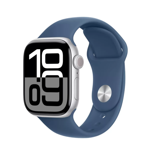 Умные Часы Apple Watch S10 42mm Global Aluminium Case with Sport Band Silver Denim SM 48999₽