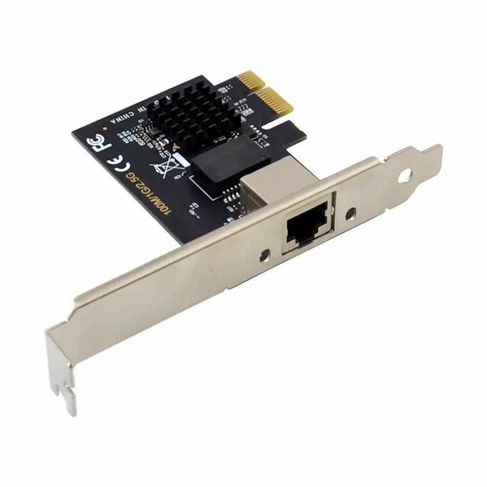 Сетевая карта PCIe x1 (RTL8125B) 1xRJ45 2.5 Gigabit Ethernet (ORIENT XWT-RTL8125PE) — фото 1