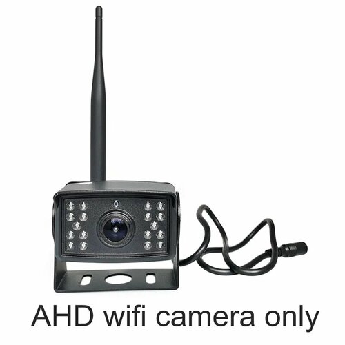 DIYKIT 101-дюймовый беспроводной видеорегистратор для грузовика IPS-монитор AHD 720P HD ночного видения реверсивный резервный рекордер Wi-Fi камера для автобуса автомобиля camera only 4646₽