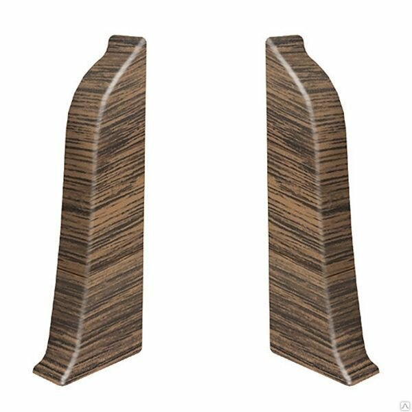 Заглушки Aberhof ABF60 для плинтуса ПВХ цвет 2412 венге (блистер)