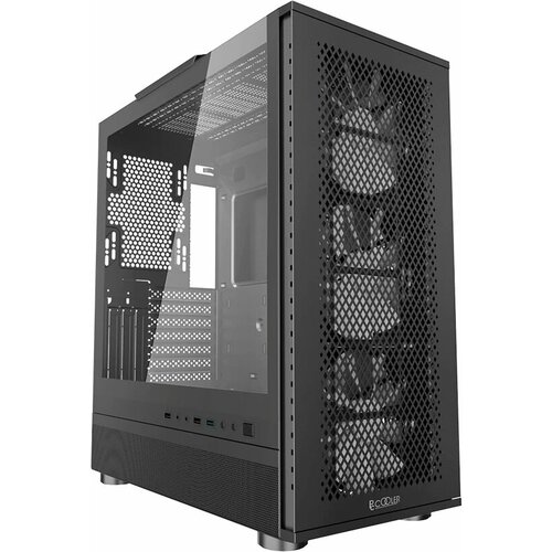 Корпус PcCooler ME200 MESH BK черный без БП ATX 2xUSB3.0 audio bott PSU