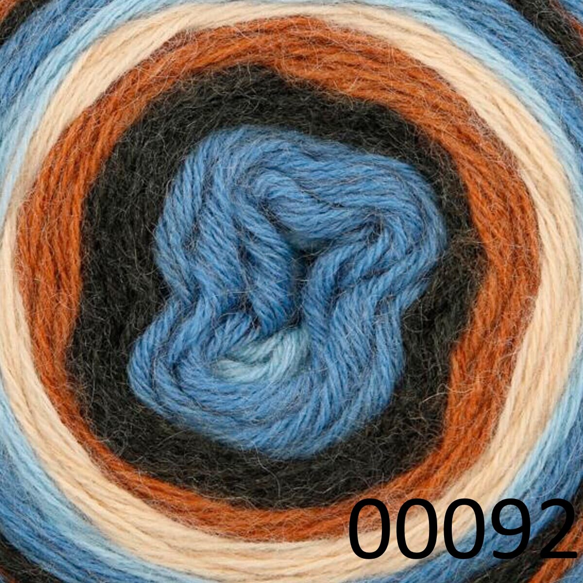 Пряжа Schachenmayr "Mohair Dream" 00092 Бежевый/коричневый/серый/синий