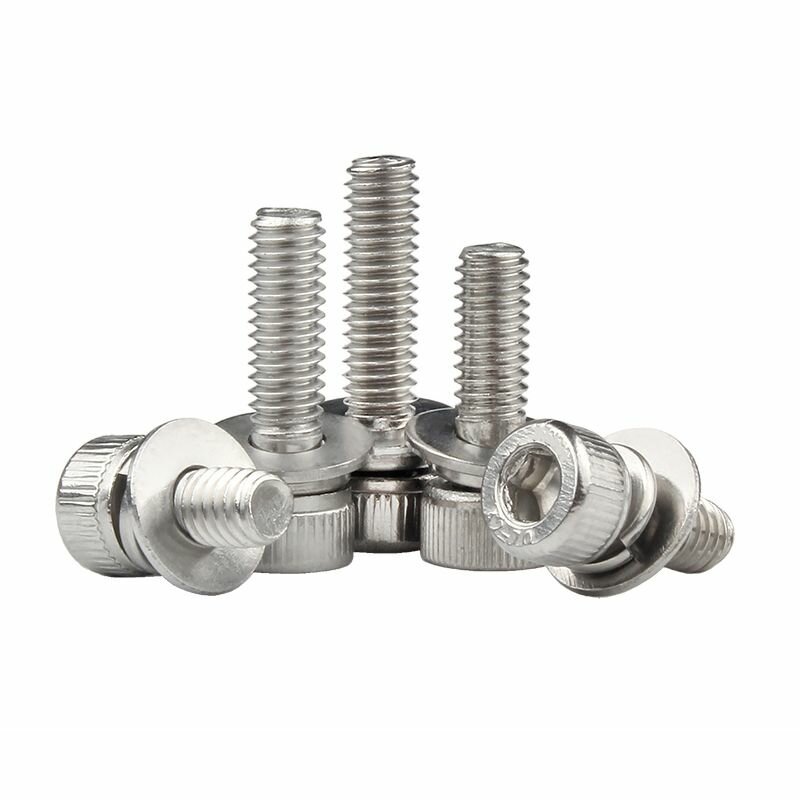 M8x30mm 304 шестигранный тройной Комбинированный винт из нержавеющей стали/цилиндрическая головка 1 шт
