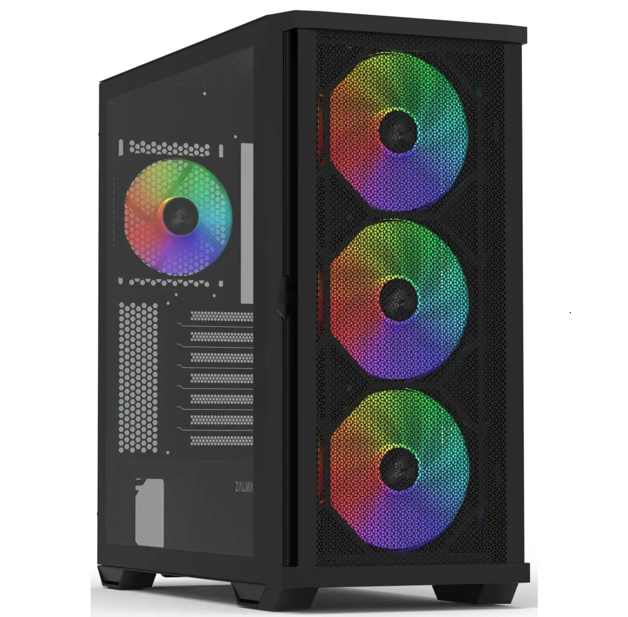 Корпус для компьютера ZALMAN Z10 PLUS ATX WINDOW, без БП, BLACK